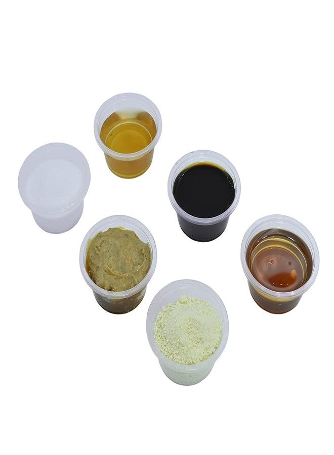 MRTIOO 100pcs 1oz Crested Gecko Food and Water Feeding Cups, Reptile Feeder Bowls, for Lizard and Other Small Pet Ledge Accessories Supplies - Image 2